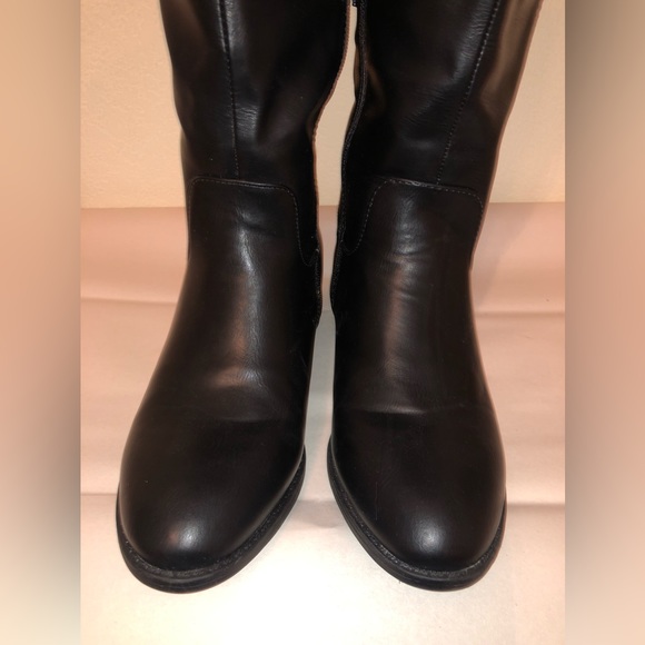 RAMPAGE brown and black two tone faux fur boots SZ . 7M - Picture 8 of 12